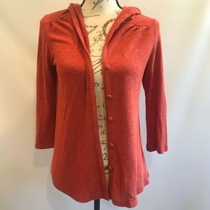 Robin K Hoodie Cardigan Large